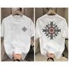 2026 Summer Pure Cotton CoolTrendy TShirt American Style Printed Casual ShortSleeved T Shirt Women
