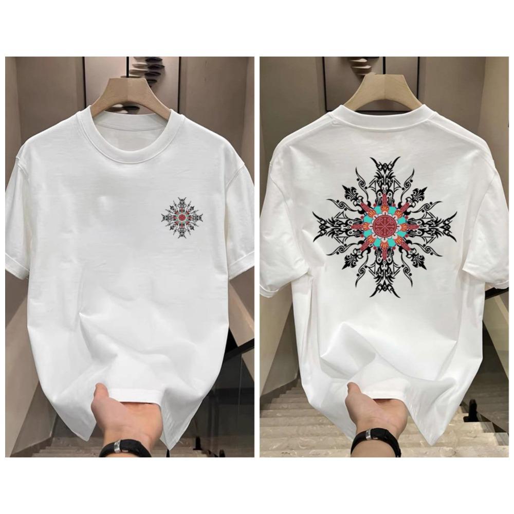 

2026 Summer Pure Cotton CoolTrendy TShirt American Style Printed Casual ShortSleeved T Shirt Women S