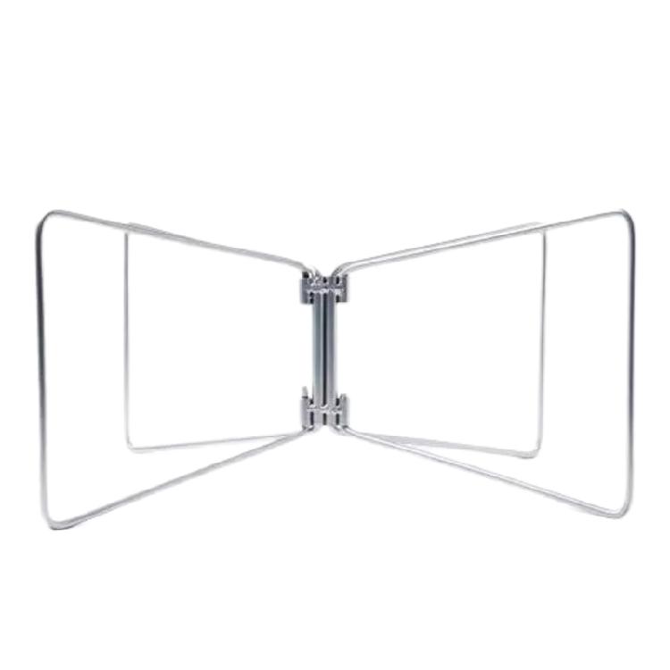 

Camping Pots Stand Light Weight Foldable Box Stand Water Tanks Stand Box Holder 1 срібний