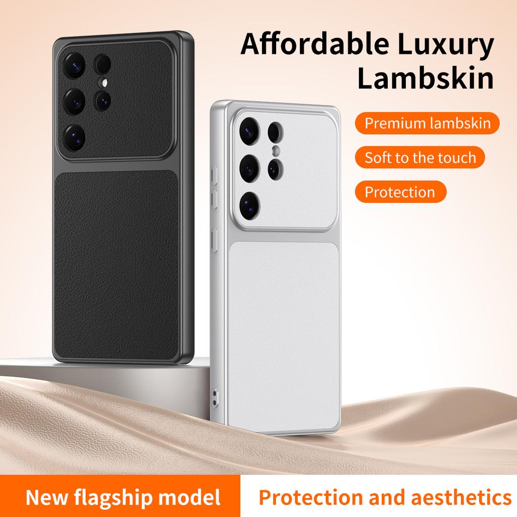 Lychee Pattern Leather Case For For Samsung Galaxy S26 S25 Ultra Plus S25FE S25Edge Note 20 Ultra ShockProof Phone Cover