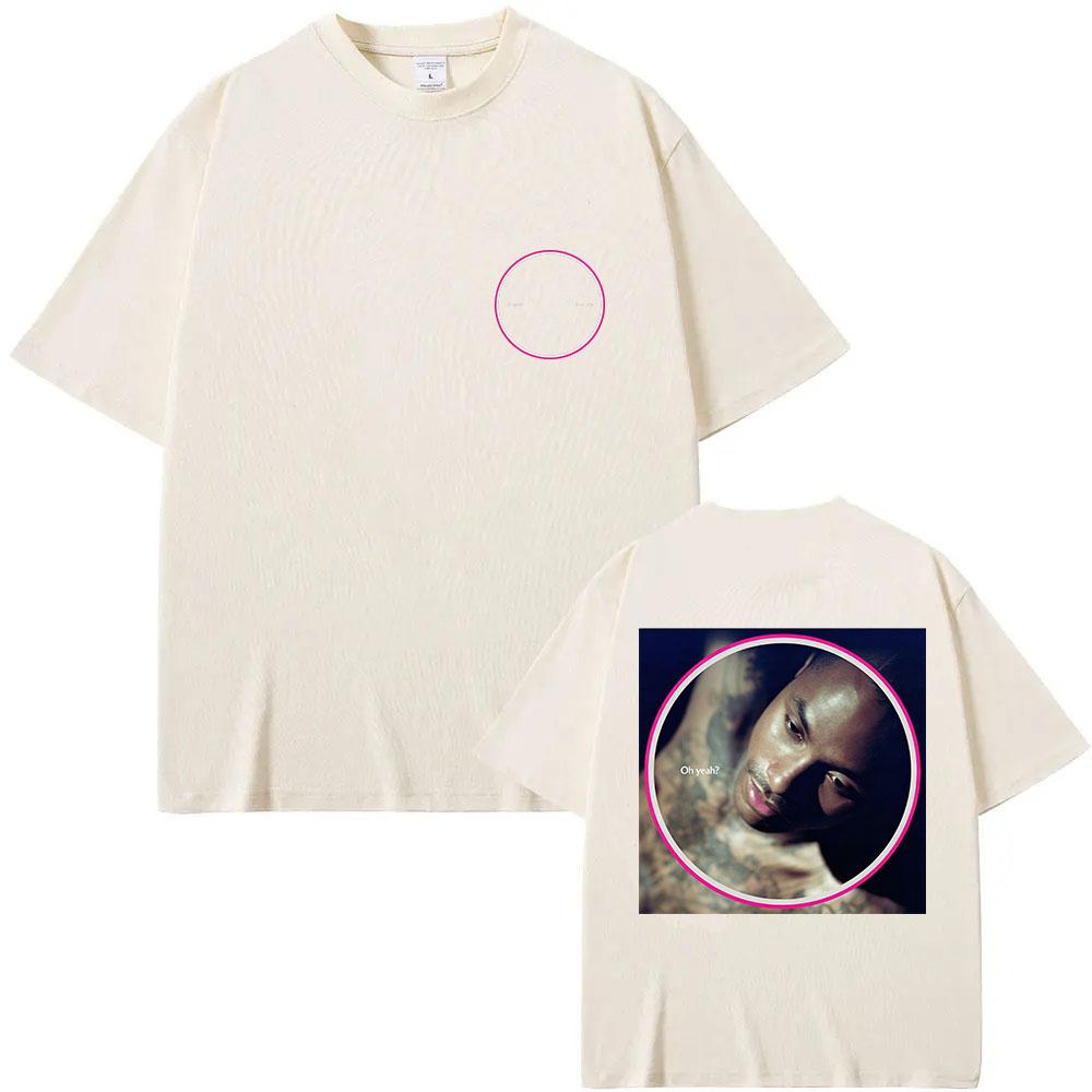 Steve Lacy 2026 New Album Oh Yeah? Graphic Print Cotton T-shirt Fashion Women Men Unisex Casual Loose Tee Round Neck Tops Summer