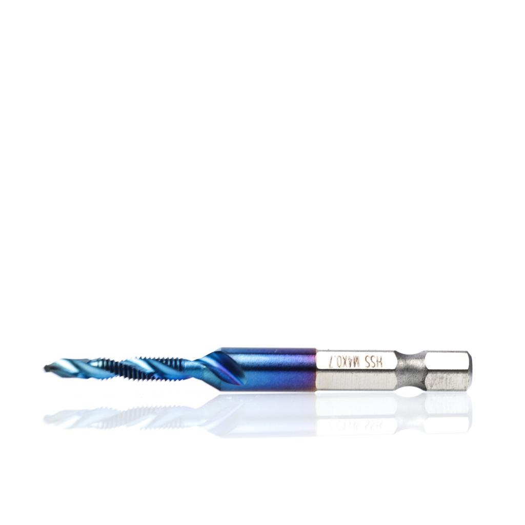Set of 6 Tapping Drills M3-M8 In a Blue Case