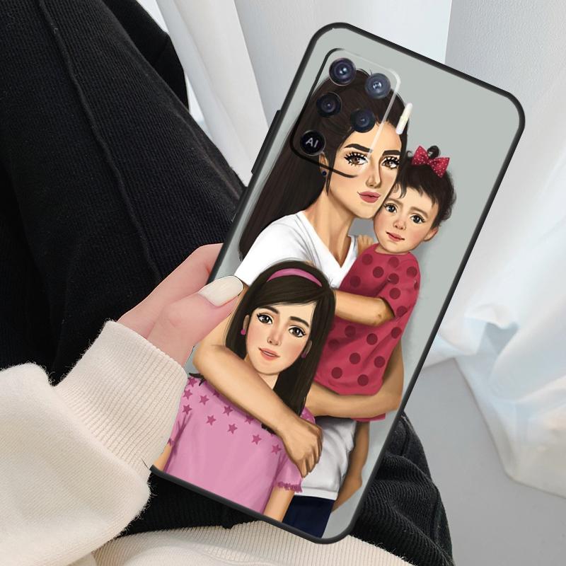 Baby Mom MUM MOTHER Girl Queen Case For Oppo A54 A74 A94 A18 A57 A17 A77 A38 A58 A78 A98 A80 A60 A40 A96 A76 A16 A15 A5 Pro