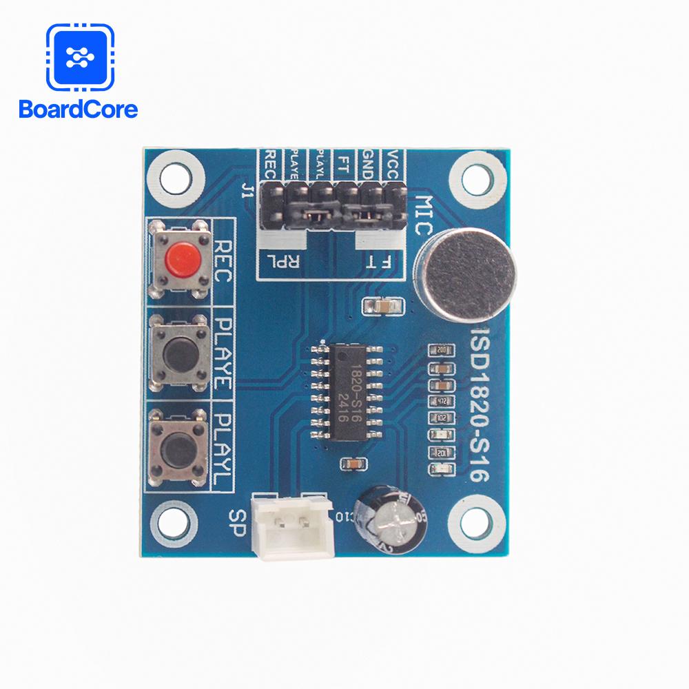 ISD1820 Recording Module Voice Module with Mic Sound Audio DC 3V-5V