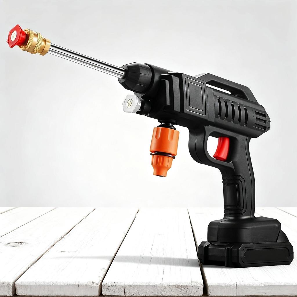 Portable Pressure Washer Cordless Vehicle Power Cleaner Rechargeable Handheld Pressure Washer With 16.4 Ft Hose For Car Home