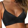 Damen Bikini Set mit tiefem V-Ausschnitt, gepolstert, Push-Up, 2-teilig, Badeanzug, Strandmode
