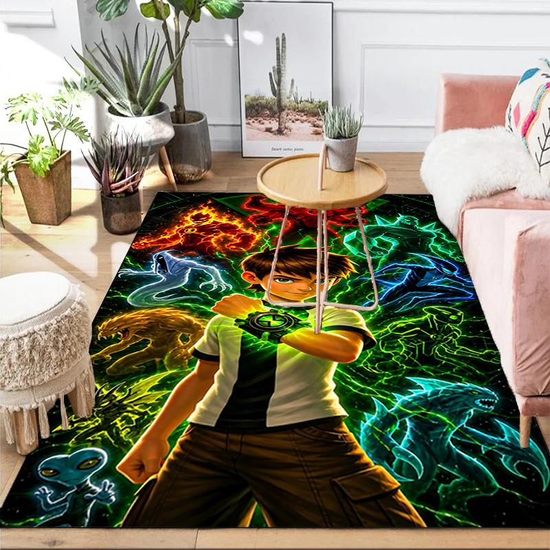 Ben Alien Force Area Rug Suitable for Indoor And Outdoor,Carpets for Kitchens, Homes, Offices, Living Rooms,Home Decor,Christmas Gift