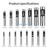 Y5GD 15Pcs Leather Tool Set High Carbon Steel Multiple Size Hole Puncher For Crafting