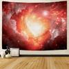 Starry Sky Universe Wall Hanging Tapestry Polyester Fabric Yoga Bed Sheet Beach Mat Living Room Bedroom Home Decoration