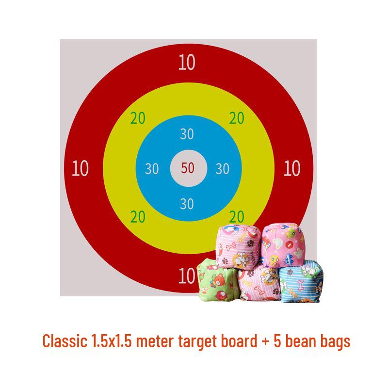 Sandbag Toss Target: Fun Outdoor Game for Kindergarten Team Building