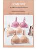 Shantou Women's Wire-Free Red Bra: Thin, Plus Size, Middle-Aged & Elderly, Adjustable, Side Support for Underarm Fat.