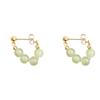 Chalcedony S925 Silver Retro Chinese Earrings - Versatile Two-Way Wear for Women