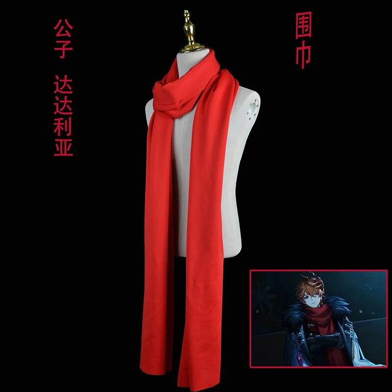 Hra Genshin Impact Il Dottore The Doctor Cosplay Kostým Fatui Harbingers Tartaglia Plášť Šála Uniforma Karneval Party Manteau