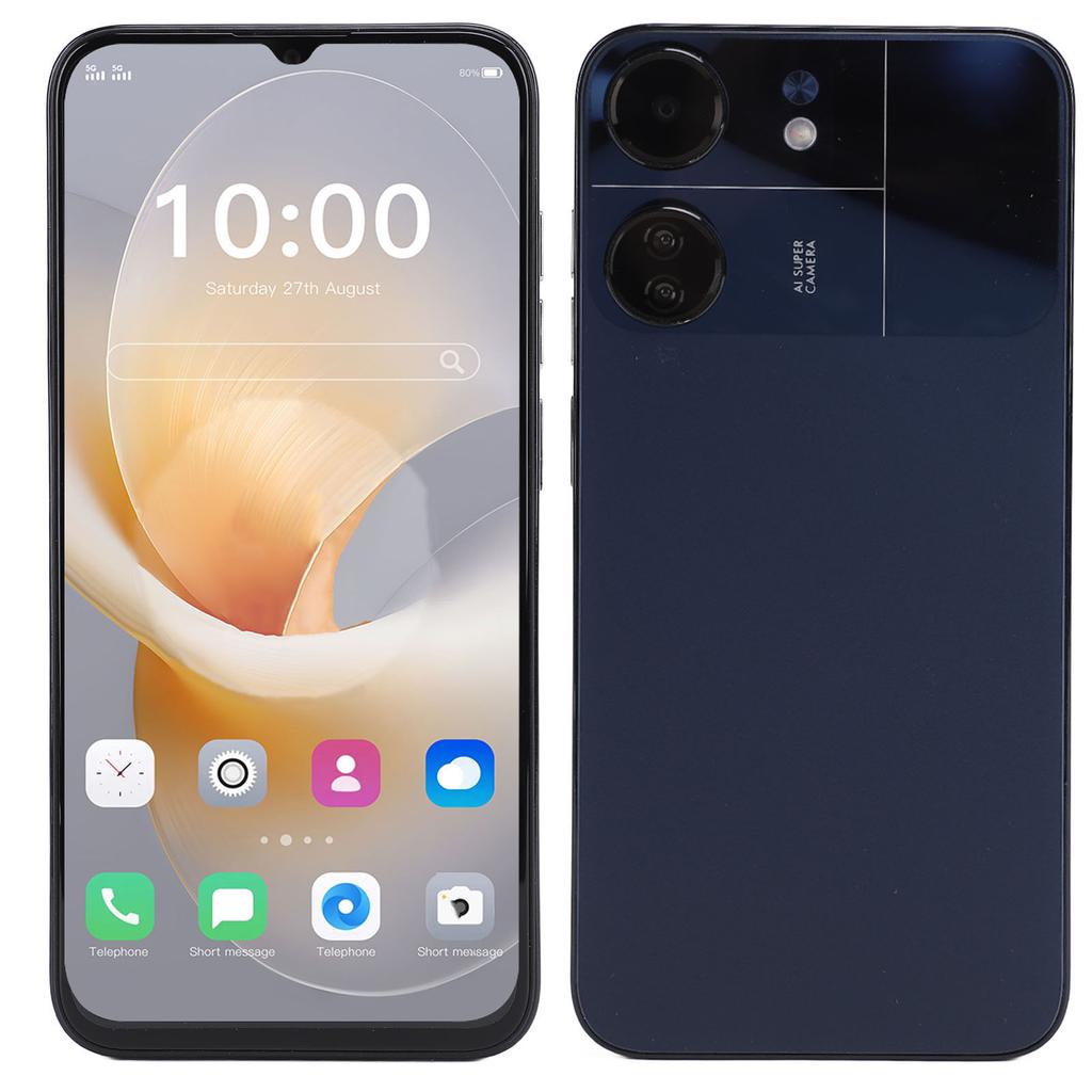 Unlocked Cell Phone 4G Dual Card Dual Standby 6.2 Inch HD Screen RAM 4GB ROM 64GB 13+32MP Smartphone