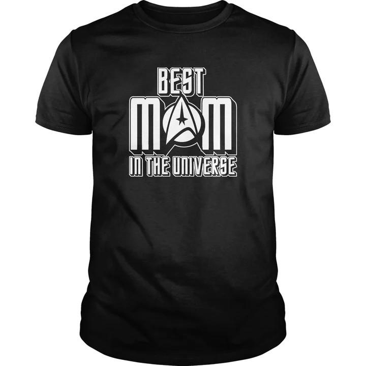 Best Mom In The Universefunnytshits Funny Letter Print Tops Tees Shirts