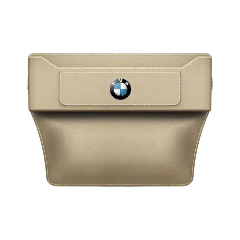 

2025 E46 x5 Car Seat Gap Multifunction Leather Organizer Storage For BMW X1 X3 X5 X6 X7 1 3 5 6 7 Series G20 G30 G11 F15 F16 G01