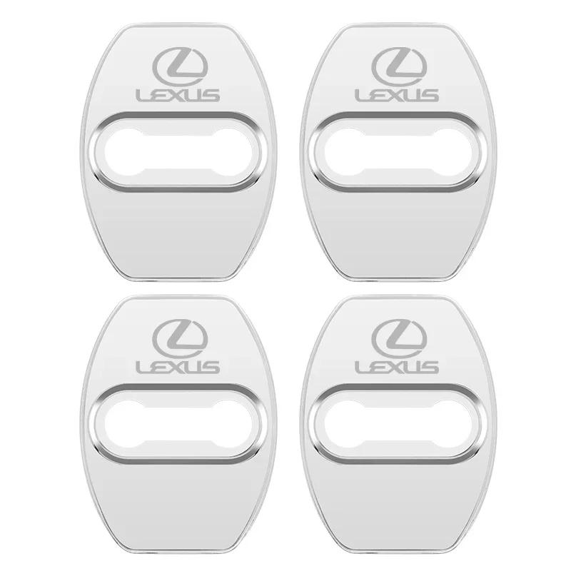 2026 Hot Interior Stickers For Lexus RX350 IS300 ES350 IS250 CT200H IS NX ES GS350 NX200T RX GX GX460 4pcs Stainless Steel Car D