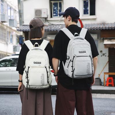 Large Capacity Student Backpack Letter Men Outdoor Sports Travel Bag Women Computer Backpack
