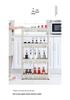 Compact Multi-Layer Mobile Storage Rack: Door Crevice, Dorm, Bedside, Bathroom