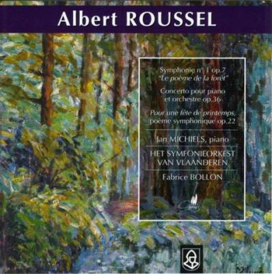 CD A. ROUSSEL, FABRICE BOLLON, FLANDER - Symphony No. 1/Piano Concerto  CYP2620 Cypres 1997 Belgium Classical Used