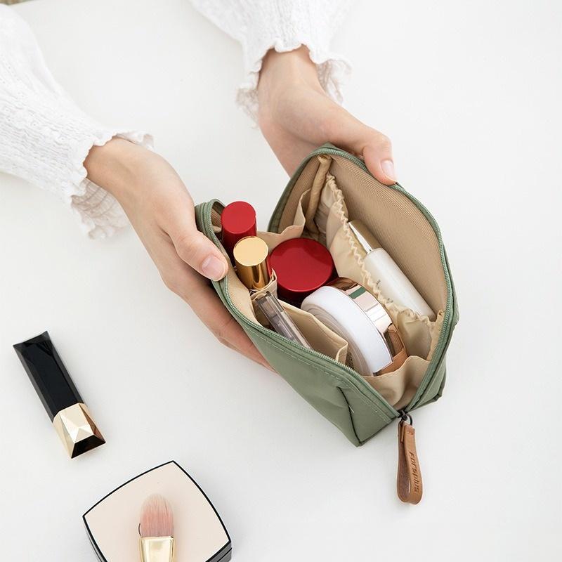 Makeup Bag Portable Cosmetic Organizer Pouch Women's Travel Waterproof Zipper Storage Bag