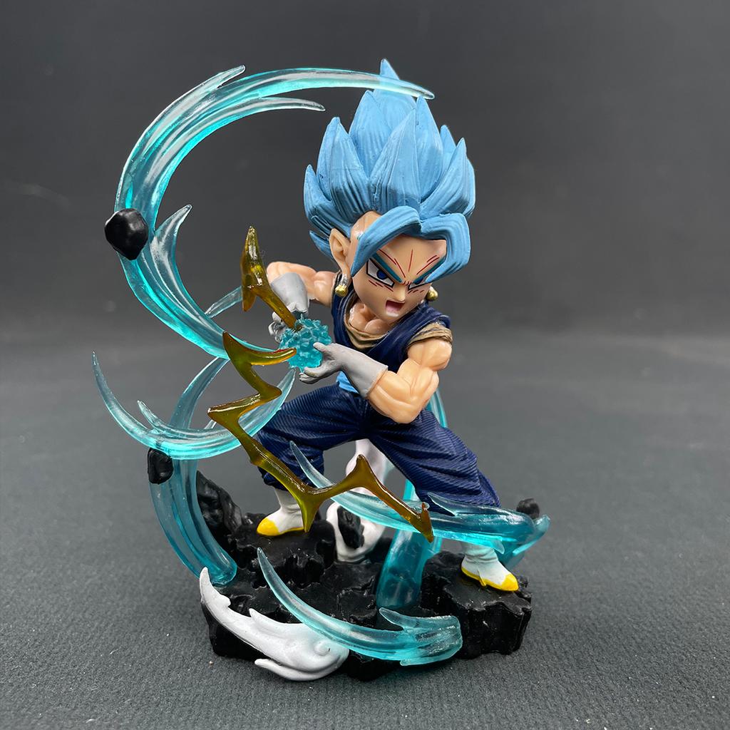 Q Version Dragon Ball Z Vegeta Figure Vegetto Figurine 11CM PVC Action Figures Collection Model Toys