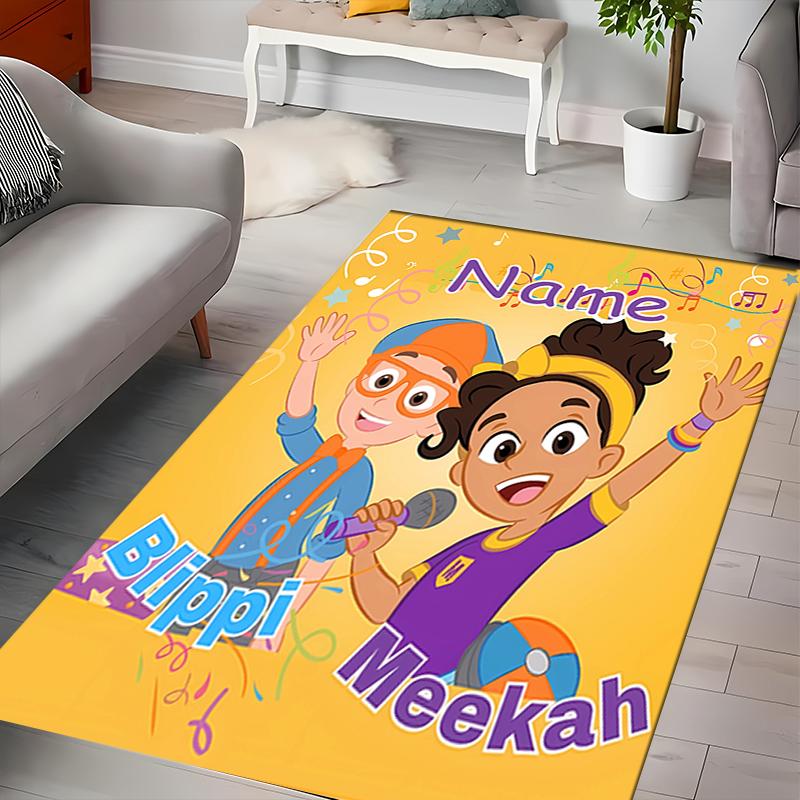 Custom personalization Blippi Area Rug - Perfect For Kitchen, Bathroom,Laundry Room Decor Large Size Available,Gift All Seasons