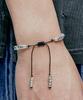 Knd Silver & Turquoise Bead Bracelet
