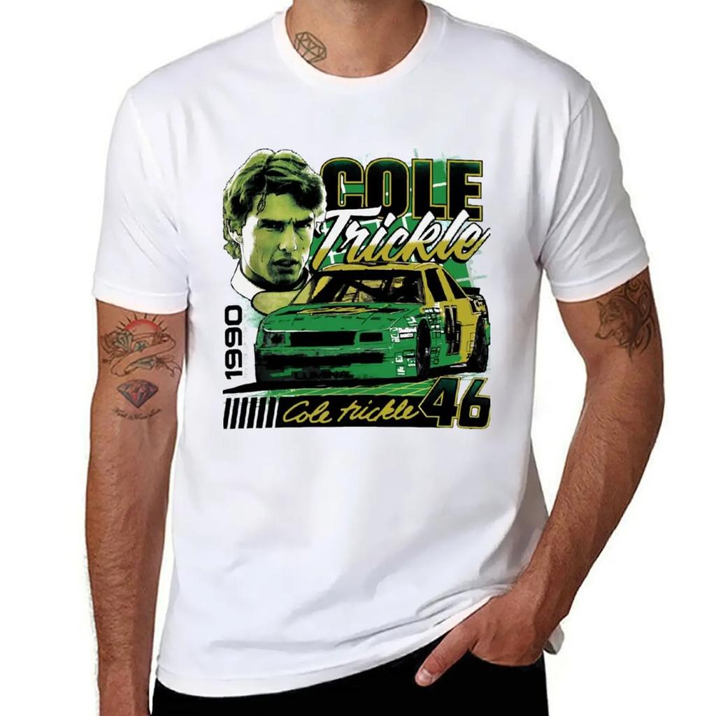Camiseta Days of Thunder Cole Trickle básica ropa urbana vintage camiseta de anime camisetas de peso pesado para Unisex