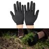 12PCS Thin Thick Working Gloves Black Safety Work Gloves Tool Manner Gloves