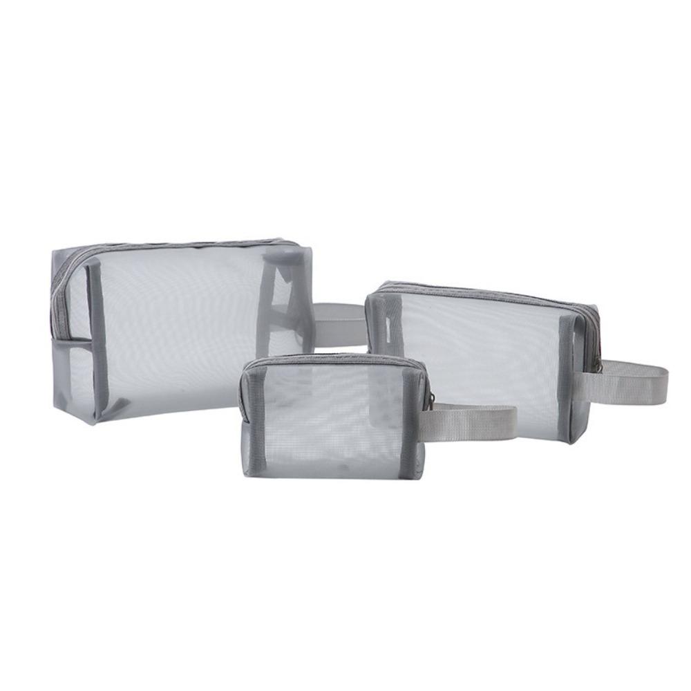 3 STÜCKE/SET Multifunktionale Transparente Make-up-Taschen Große Kapazität Handliche Make-up-Beutel Mädchen