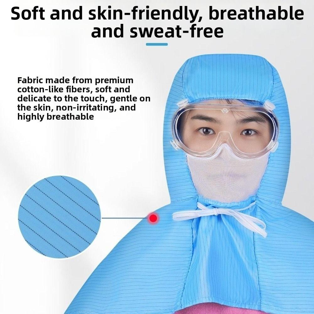 with Eye Mask Dust-Free Work Hat Dust-Free Purification Workshop Hat  Purification Workshop