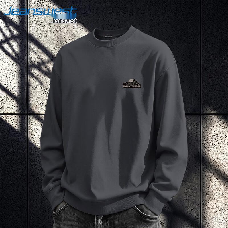 Jeanswest Men's Crew Neck Graphic Sweatshirt