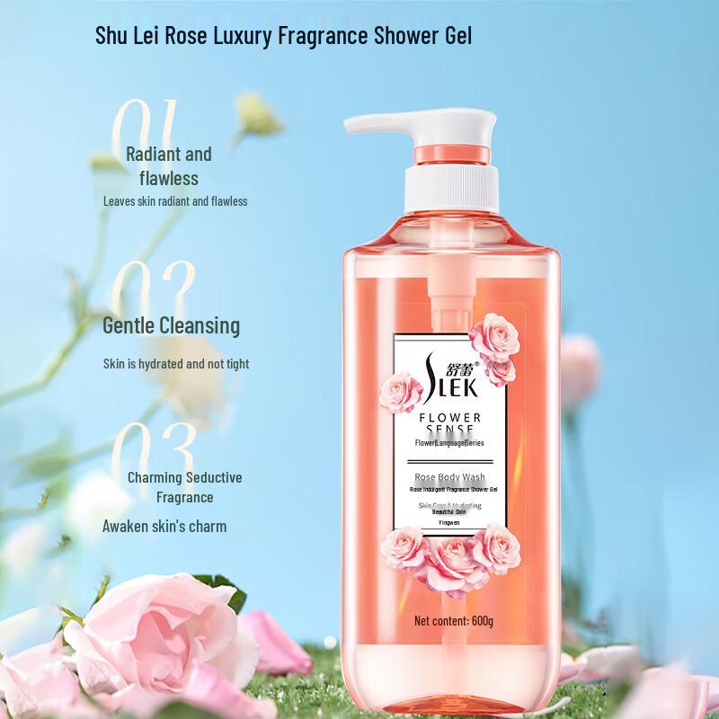 SLEK Rose Indulgence Fragrance Shower Gel