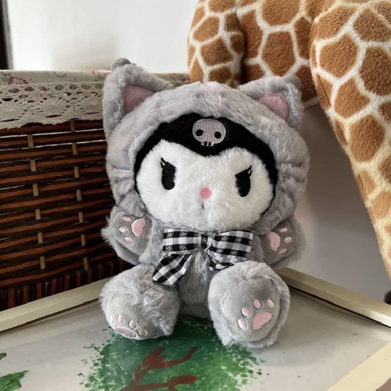 Adorable New Japanese Cat Paw Plush Kuromi Stuffed Animal Cute Plushie