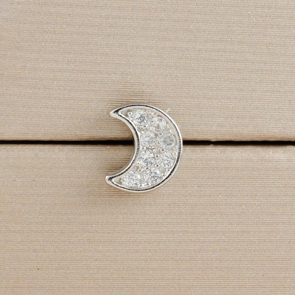 1PC Silver Color Stainless Steel Mini Stud Earrings Women Girls Heart Star Flower Helix Ear Cartilage Piercing Jewelry Gifts