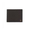 Brown Matte Leather Wallet Dd Plate Logo Dbwa2e368