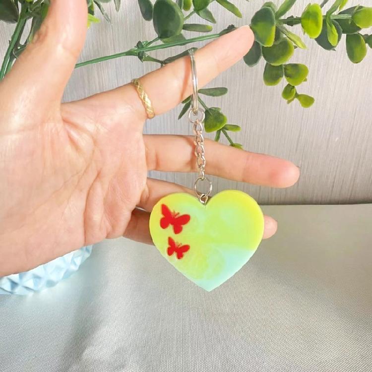 Flexible Silicone Mold Easy To Use Heart Butterfly Earrings Epoxy Resin Molds