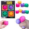 Zestaw 4 szt. Teenie Cool Cats Squishies Odstresowujące Miękkie Zabawki do Ściskania Lęk Nietoksyczne TPR Fidget Toys dla ADHD i Autyzmu Prezent