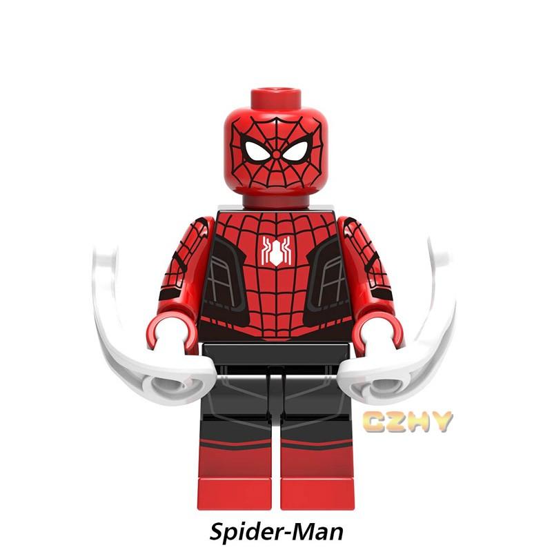 Spider man Building Blocks Mini Figures Toys Super Heroes Bricks Sets X0249