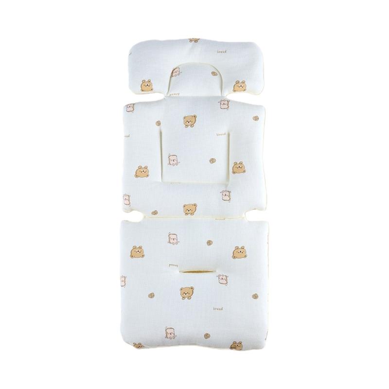 Baby Strollers Pad Baby Pram Carriage Cushion Double Sided Mattress Pushchair Liner Strollers Cushion with Printed Pattern