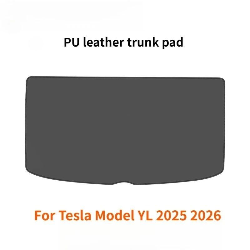 2PCS Trunk Mats for Tesla Model 3/Y/3+ Highland 2021-2025 Leather Trunk Protection Pads Tailgate Pad New Modely 2025 Accessories