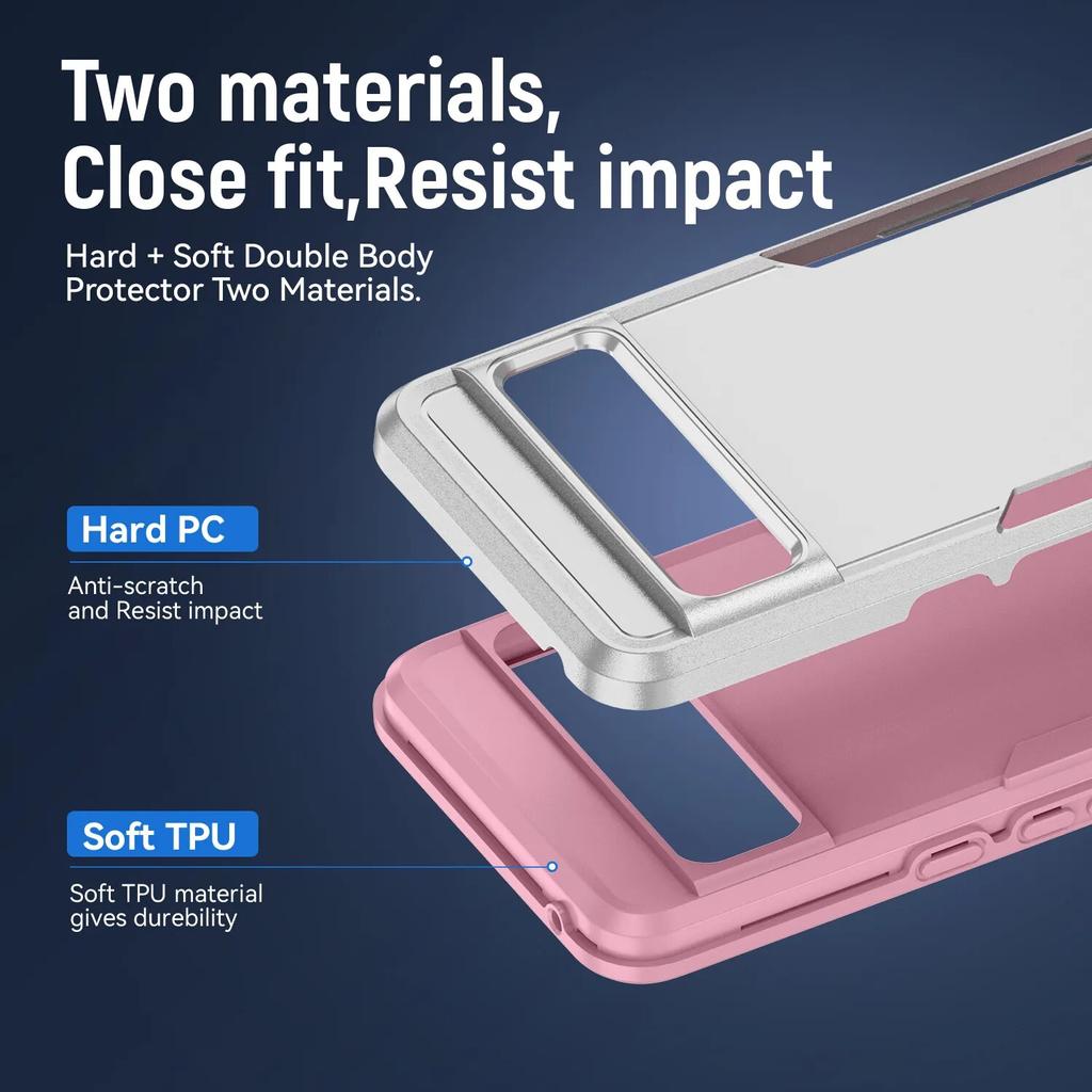 Bequeme zweilagige Tasche für Google Pixel 8 Pro 7a 6A Pixel8 Pixel7 Pixel 6 7 Pro Pixel6 Pixel7a Pixel6a Handy-Abdeckung