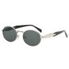 Retro Oval Frame Sunglasses: European & American Hip Hop Style with UV Protection for Men & Women