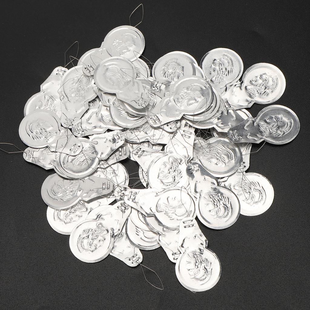 100Pcs   Needle Threader Aluminum Wire   CrossStitch Insertion Hand Machine Sewing Tool(Single   )