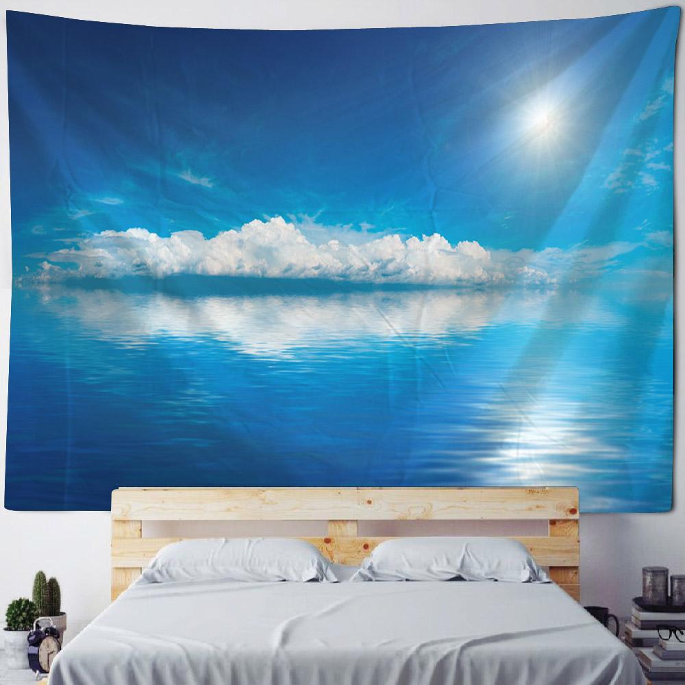 Bedroom Living Room Wall Tapestry Home Decoration Aesthetics Landscape Wall Mounted Background Poster Mural Hanging Cloth