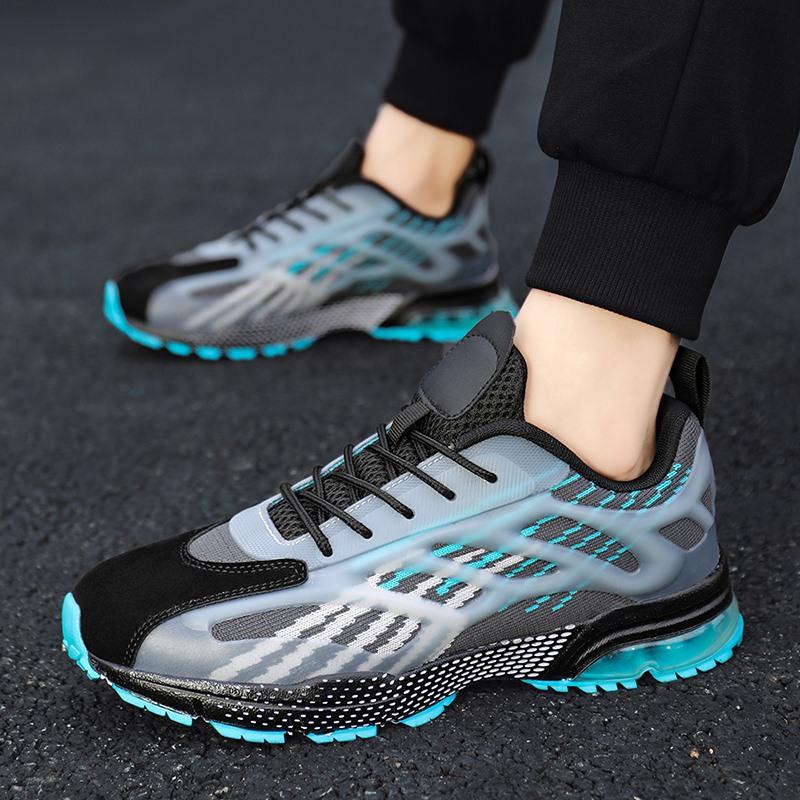New Youth Running Shoes Air Cushion Cushioned Anti-slip Tidal Shoes Ultra-light Students Net Surface Breathable Sports Shoes