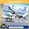 Series Police City Helicopter Toy Building Blocks For Children Educational Play