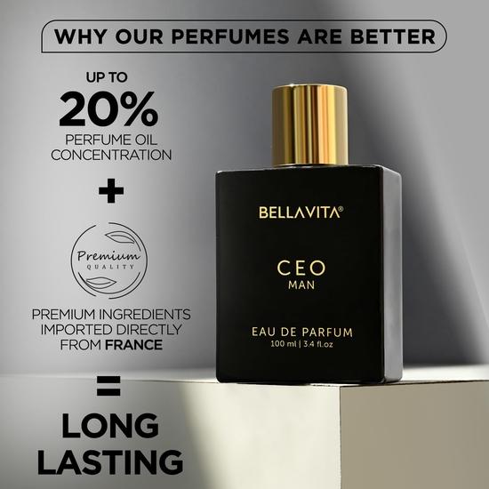 Bella Vita Luxury Ideal Men Combo for Him, Pack Of 2 Premium Long Lasting Woody Fragrance Scent - Ceo Men Edp 100 Ml