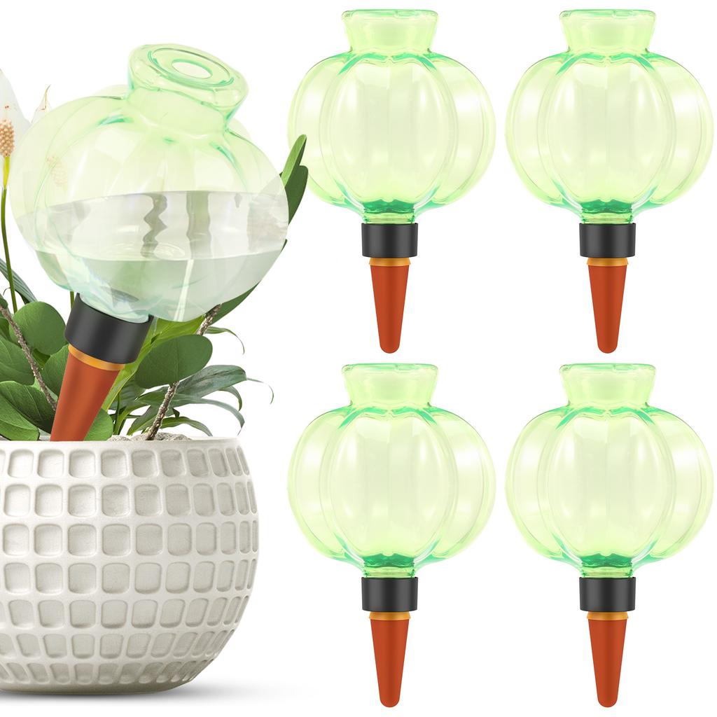 4Pcs Automatic Drip Irrigation Plant Waterer Globe 500ml Self Watering Device Insert Garden Indoor Flower Pot Supplies
